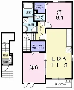 ルミナス【2階】の間取り