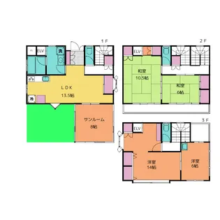 神奈川県横浜市西区西戸部町1【一戸建】の間取り