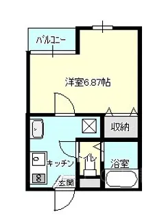 茨城県稲敷郡阿見町よしわら1【アパート】の間取り