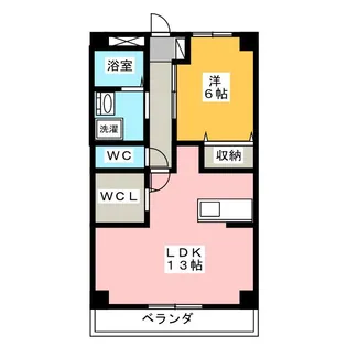 アゼリアすわ【1階】の間取り