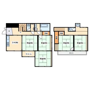 東京都八王子市大楽寺町【一戸建】の間取り