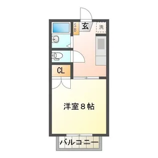 リトルリヴァー【1階】の間取り