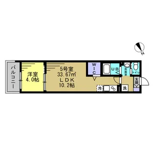 リラフォート津田沼【2階】の間取り