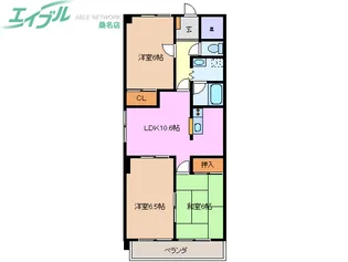 カーサ京橋【6階】の間取り
