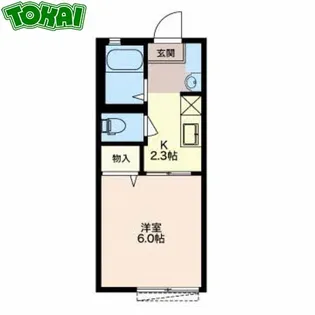 スカイハウス【2階】の間取り