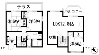 兵庫県川西市大和西1【一戸建】の間取り