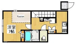 フォルストハイム中野【2階】の間取り