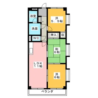 メゾンMA【4階】の間取り