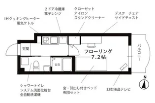 プチグランデリラ【5階】の間取り