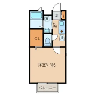 東京都中野区上鷺宮5【アパート】の間取り