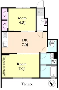 サンヴィアーレ・グレーネ【1階】の間取り