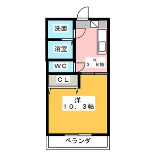 エスプリ【3階】の間取り