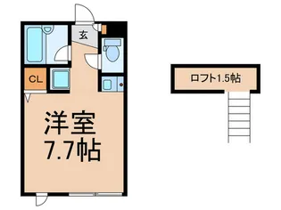 クレセント大山【2階】の間取り