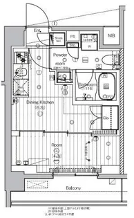PREMIUM CUBE 王子神谷【4階】の間取り