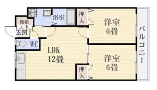 ビューポイント武A棟【1階】の間取り