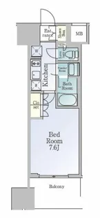 ルフォンブランシェ品川南大井【11階】の間取り
