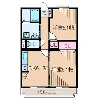 神奈川県横浜市港北区新吉田東8【マンション】の間取り