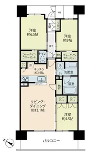 シエリア湘南辻堂【2階】の間取り
