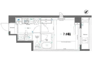 東京都板橋区赤塚新町3【マンション】の間取り
