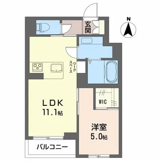 新潟県長岡市美沢2【マンション】の間取り