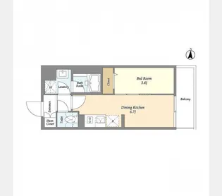 東京都江東区森下4【マンション】の間取り