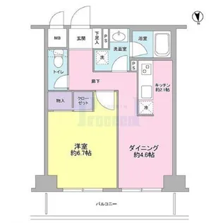 コンフォリア赤羽岩淵【5階】の間取り