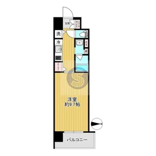 インザグレイス天神橋【6階】の間取り