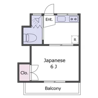北川ハイツ【4階】の間取り