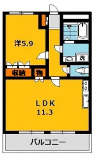 グランドソレイユ【1階】の間取り