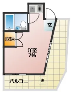 ボゥ・ソレイユ【3階】の間取り