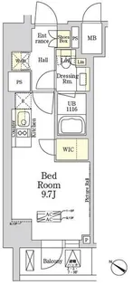 東京都港区南麻布1【マンション】の間取り
