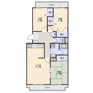 けやきヒルズ【1階】の間取り