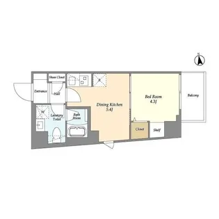 東京都台東区松が谷2【マンション】の間取り