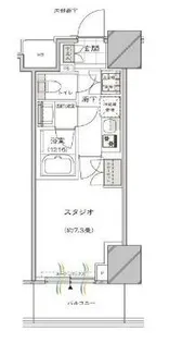 ドレッセ目黒大橋プレヴィ【15階】の間取り