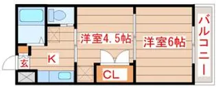 アーバンハイツ向山【1階】の間取り