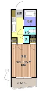 メゾンマレヴォワール【1階】の間取り