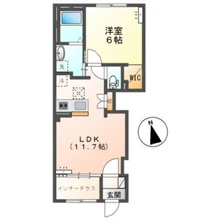 (仮)スターテラスII三峯【1階】の間取り