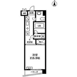 プチシャトー【1階】の間取り