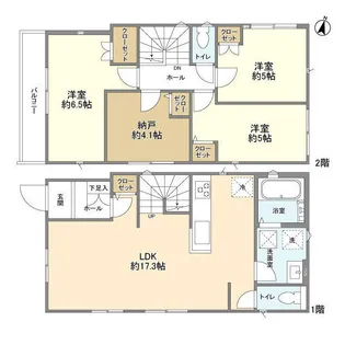 千葉県柏市南増尾4【一戸建】の間取り