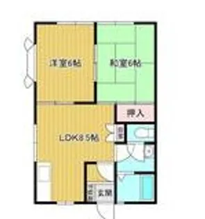 ヴェルサージ湘南【1階】の間取り