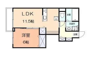 グランルーチェ【1階】の間取り