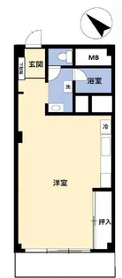 ファミール築地【3階】の間取り