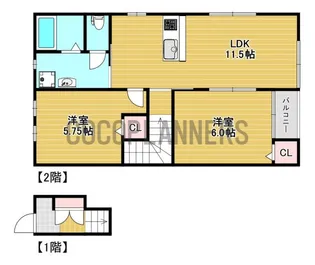 imperial muro【2階】の間取り
