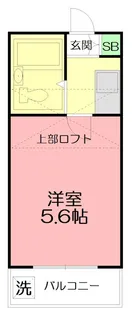 サンパレス桃浜【1階】の間取り