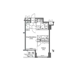 コンフォリア日本橋【2階】の間取り