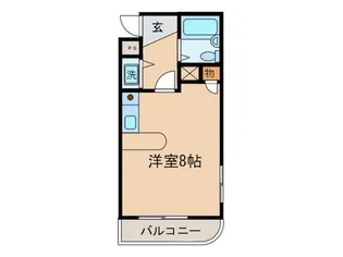 シャトーレ三栄3【1階】の間取り