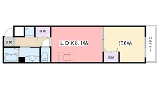 ベレーザ五番町【2階】の間取り
