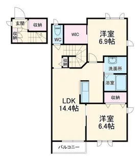グランドカーサみずき【2階】の間取り