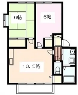 ソレジオKANDA A【1階】の間取り
