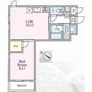 メゾンドエム初台【3階】の間取り